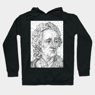 JOHN LOCKE pencil portrait .1 Hoodie